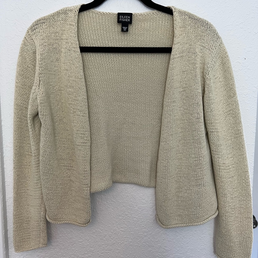 Eileen Fisher Cropped Cardigan